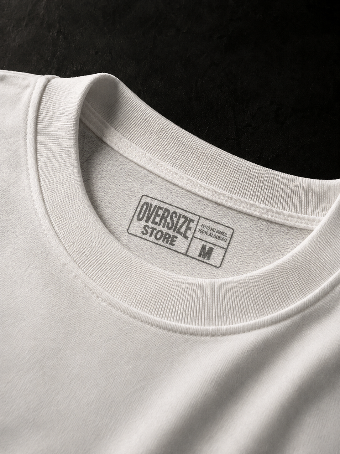 Camiseta oversized Branca cristã com estampa Jesus nas costas