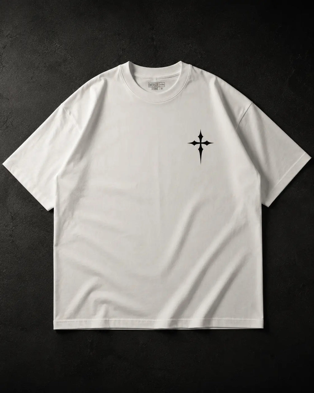 KAIRO® Camiseta Branca Oversized - Isaías 40:31